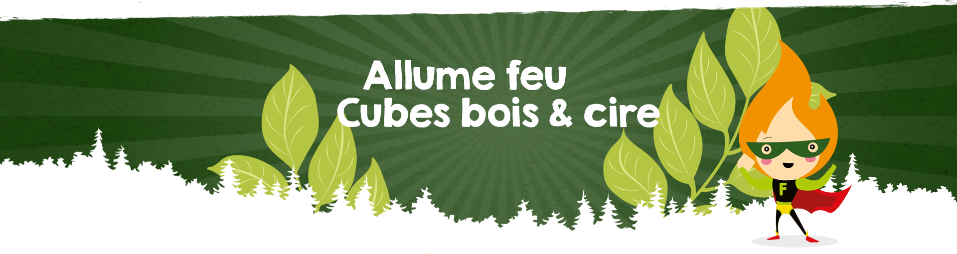 Helvet 32 Allume Feu Naturel pour Cheminée et Poele à Bois en Cube – Brûle  7 Minutes – Produit Ecologique 100% Bois & Cire Végétale, Normal, (LDFC32)
