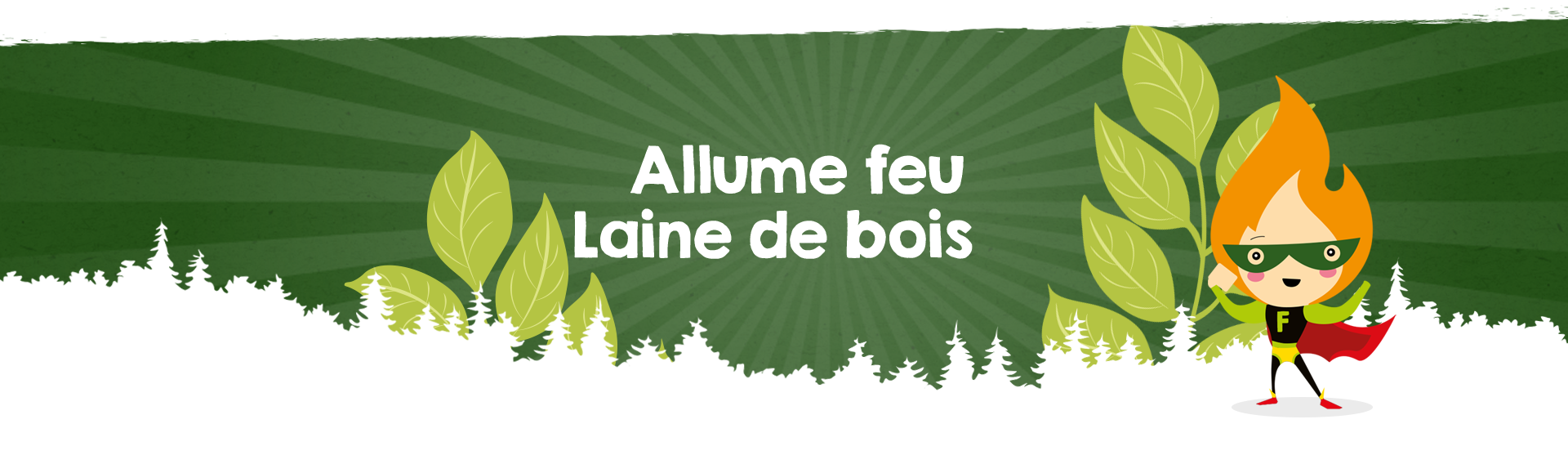 Fulgurant Allume-feu en Laine de Bois, ± 70 Pièces