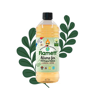 Liquide allume-feu Flam & Co en bouteille capacité 1 L