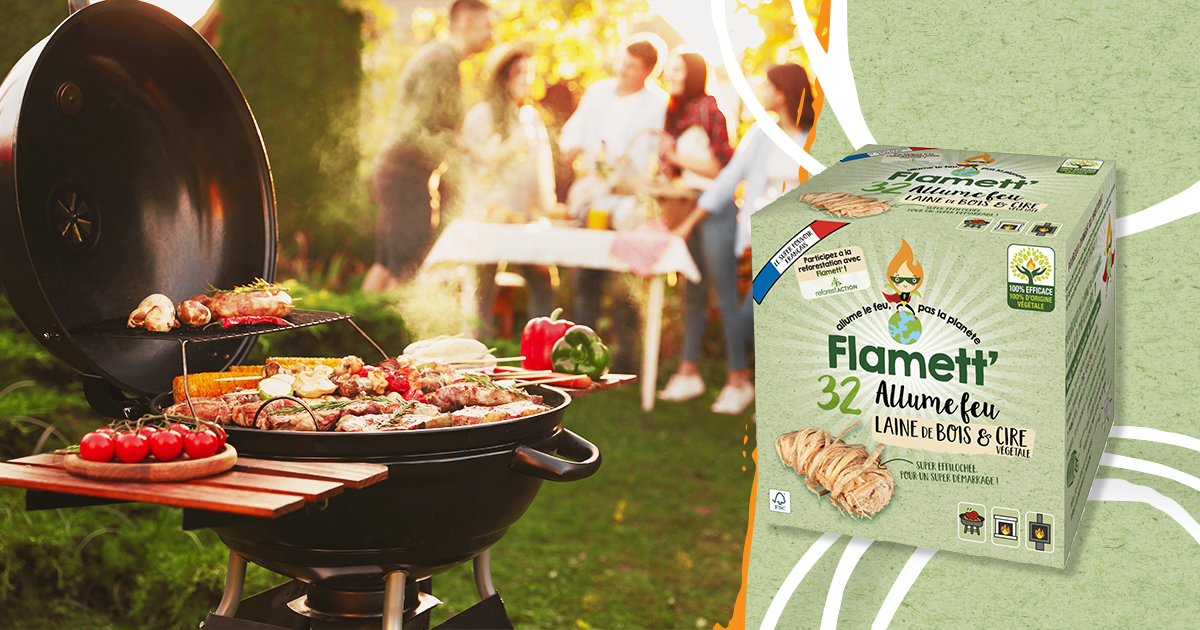 L’allume-feu Flamett’ pour finir l’été en beauté !