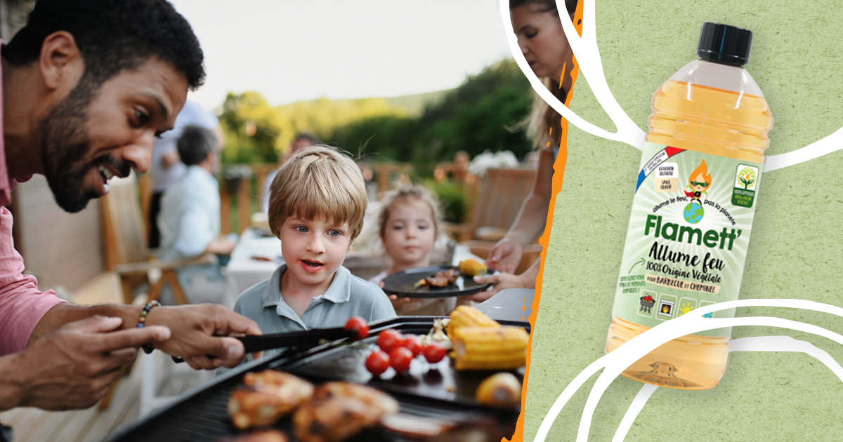 L’allume-feu Flamett’, pour un barbecue green qui décoiffe!